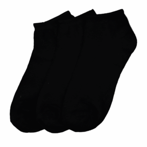 Meia soquete lisa preta - The Moon - JSQ-M