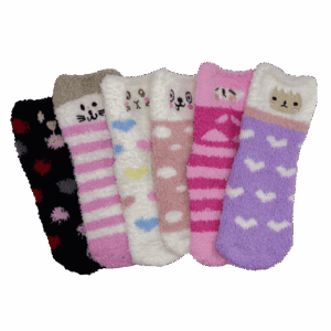 Meia felpuda com antiderrapante - Joy intime - BR-INF