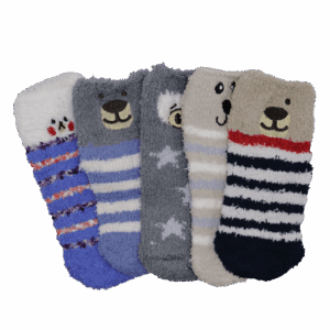 Meia felpuda com antiderrapante bichinhos - Joy intime - BR-INM