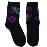 Cod INLG-F - the moon - meia de cano alto kit com 3 - cores diversas (39