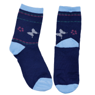 Cod INLG-F - the moon - meia de cano alto kit com 3 - cores diversas (9